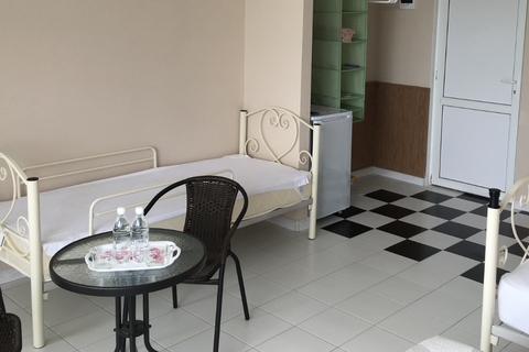 Трёхместный номер. Гостиница «Святая Абхазия». Пицунда