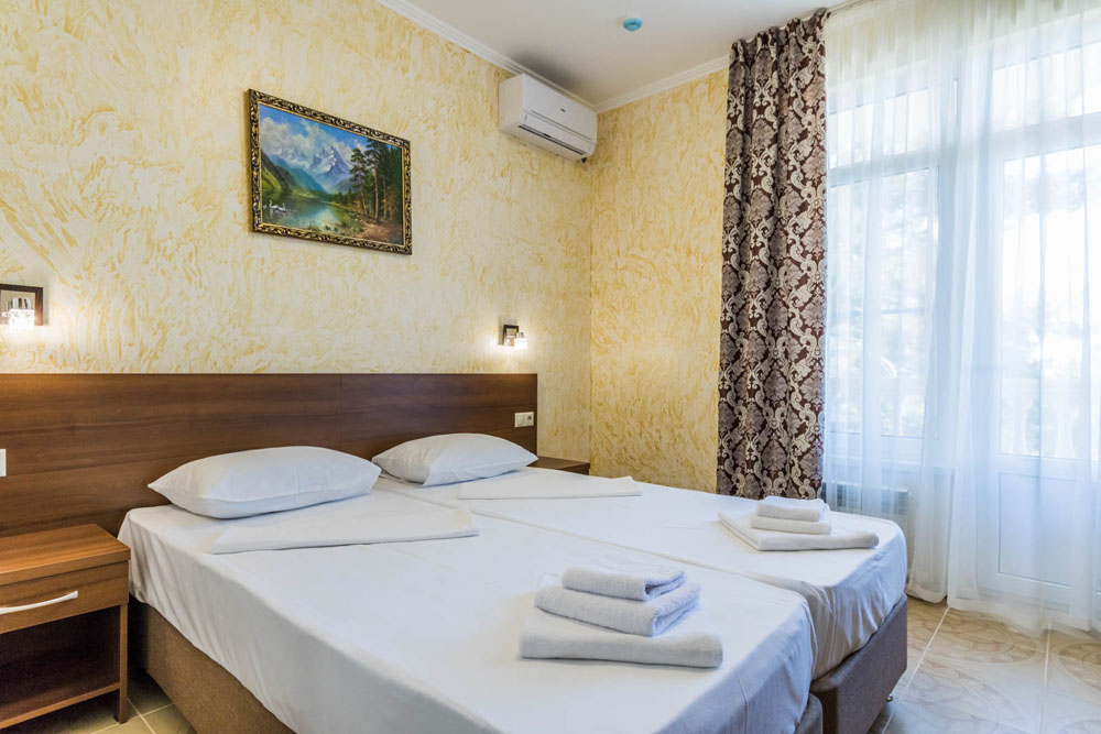 2-х местный с балконом. Отель Сочи «Aqua Life». Лоо