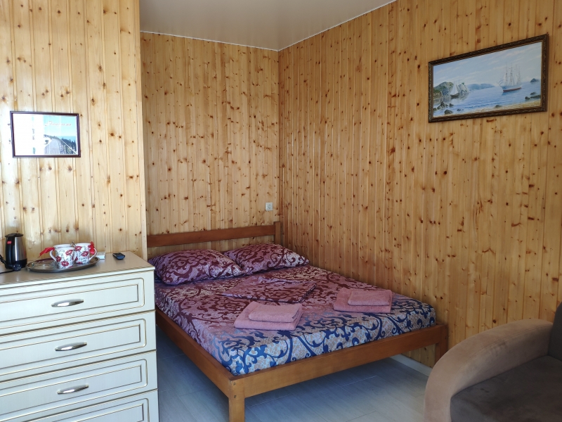 Делюкс, 3-х местный, однокомнатный. Гостевой дом Панорама. Малореченское