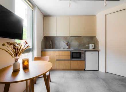 Студия 20 кв.м. Апарт-отель Куб Green. Красная Поляна