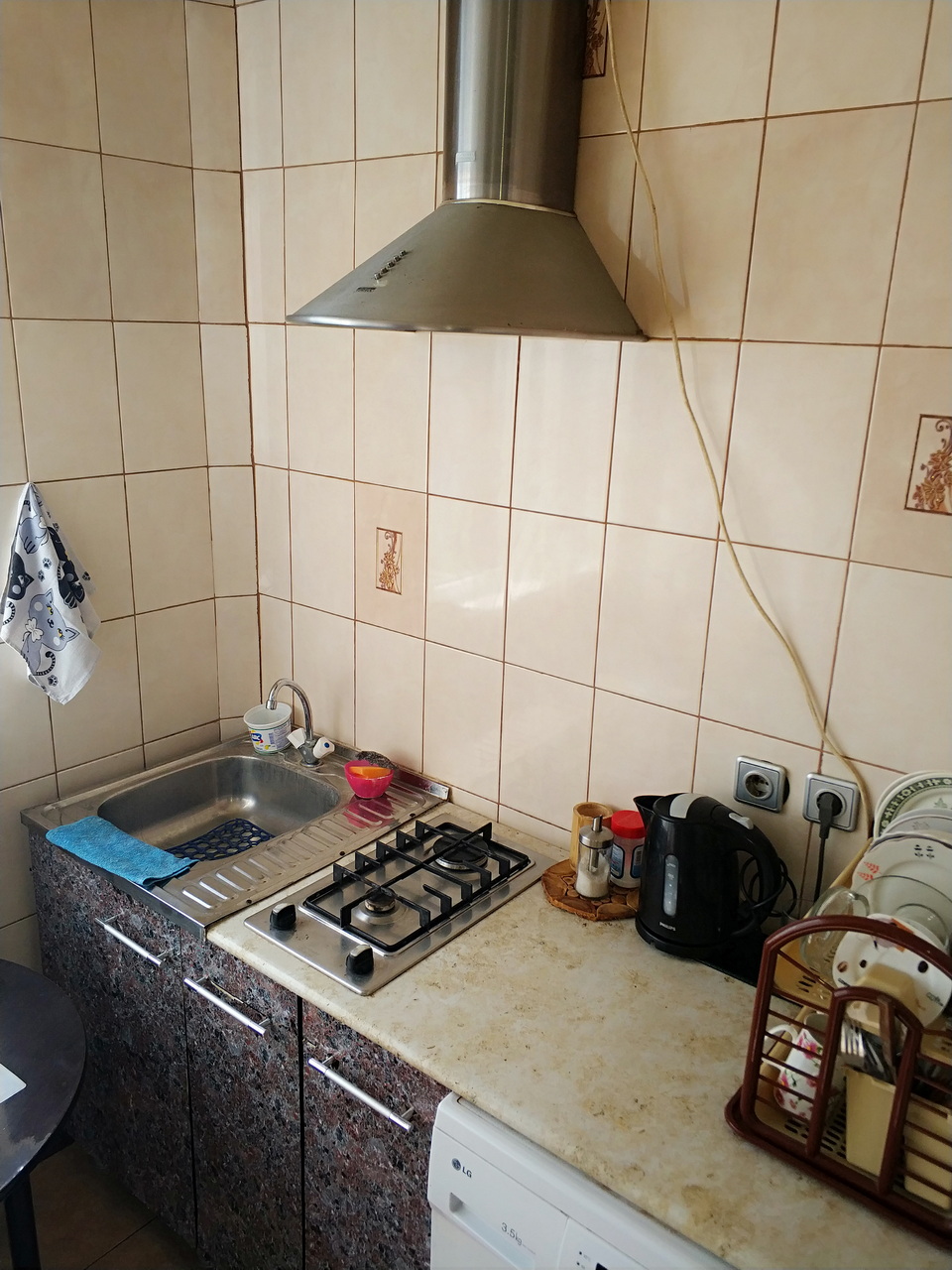 . Квартира в многоквартирном доме 1к квартира "Ардзинба 14" . Новый Афон