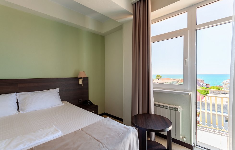 СТАНДАРТ С ВИДОМ НА МОРЕ. ЭКОДОМ АДЛЕР ****. Адлер