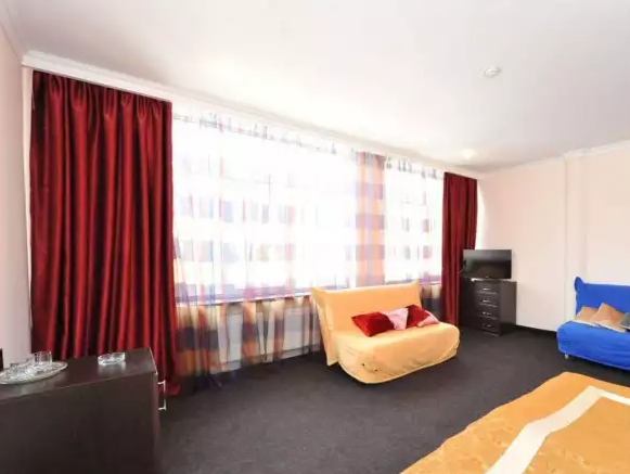 «Люкс» однокомнатный 2-местный (VIP 8-й этаж). Гостиница «Домбай». Домбай-гостиницы