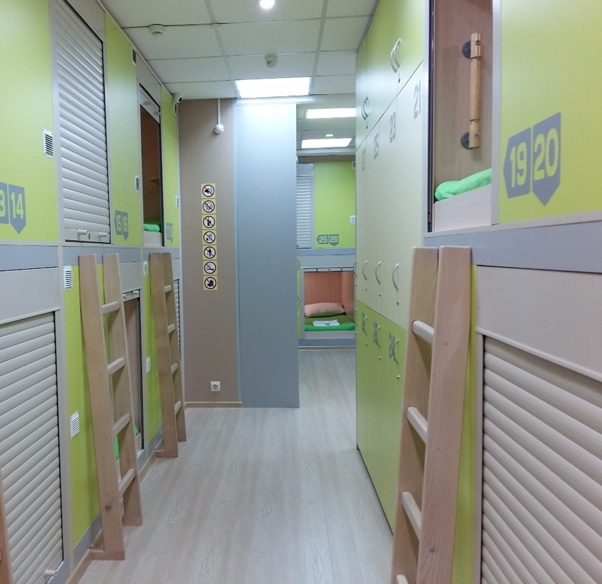 . Хостел Капсульный отель Лайм. Ялта