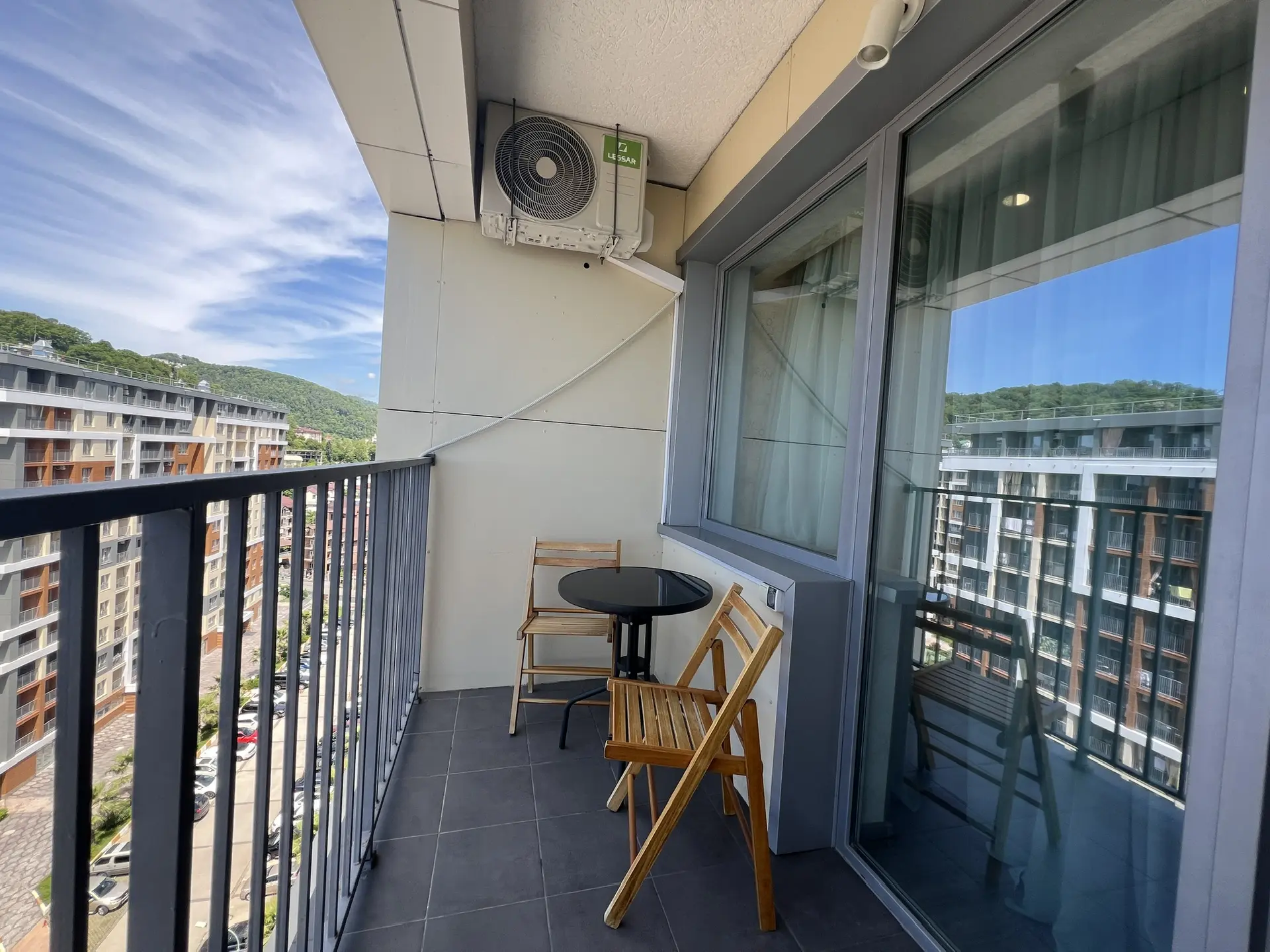 . Квартира в многоквартирном доме Светлая студия с шикарным видом на морской закат. Дагомыс