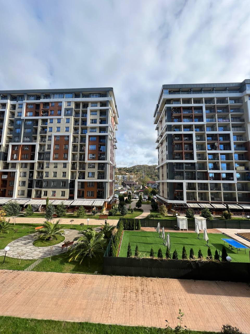 . Квартира на первой береговой  с видом на море и бассейн. Дагомыс