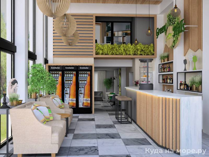 . Отель "Green Hills" в Новомихайловском. Новомихайловский