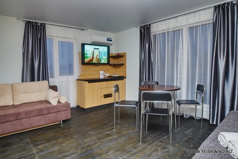 Номер Studio. Серф-отель YEISKWIND. Ейск