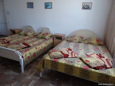 4 МЕСТНЫЙ НОМЕР. Гостиница "Елизавета". Витязево