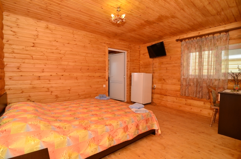 Эко-дом (из натурального дерева) 2-комнатный номер 