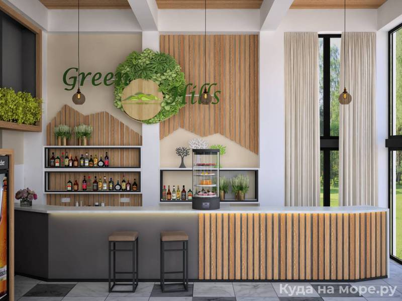 . Отель "Green Hills" в Новомихайловском. Новомихайловский
