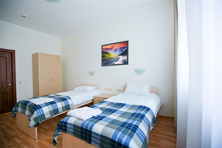 Двухместный эконом. Отель «Приют Панды». Красная Поляна