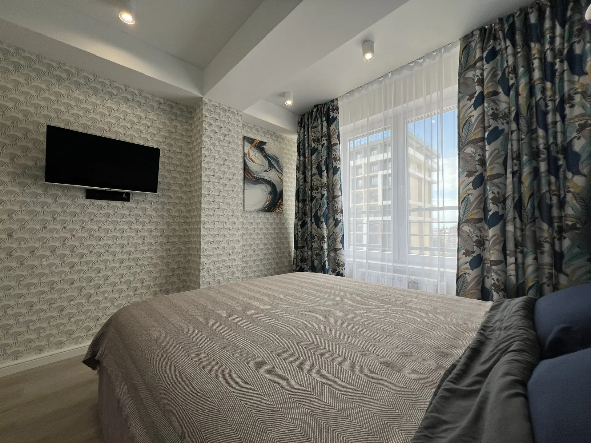 . Квартира в многоквартирном доме Современная квартира у моря с отдельной спальней. Дагомыс