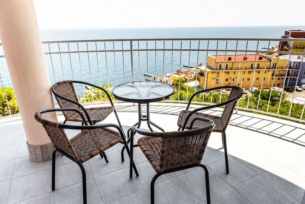 Двухместный эконом с видом на море. Гостевой дом The Goncharov’s Family House. Семидворье