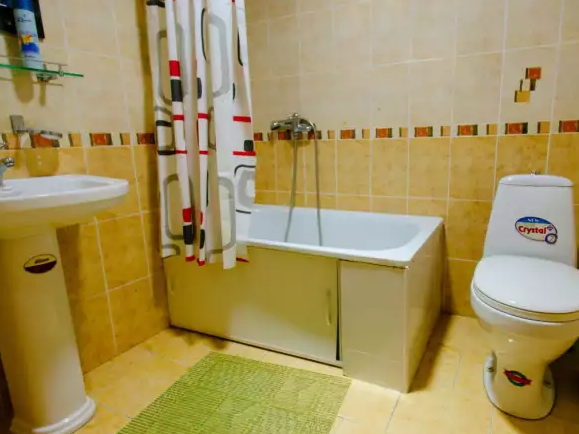 Стандартный (TWIN), однокомнатный, 2 кровати. Гостиница «Снежная королева» Белый Корпус. Домбай-гостиницы