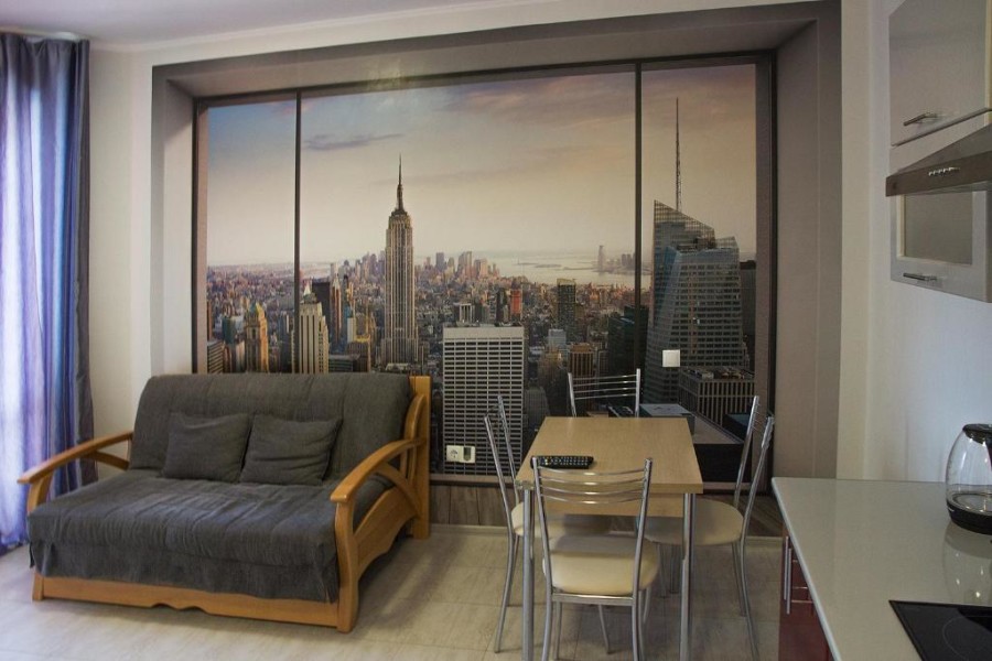 Двухместные апартаменты студио с балконом. Апартаменты Чудо. Красная Поляна