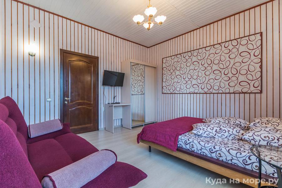 № 26 Люкс однокомнатный с балконом. Гостевой дом «Фламинго». Архипо-Осиповка № 26 Люкс однокомнатный с балконом. Гостевой дом «Фламинго». Архипо-Осиповка