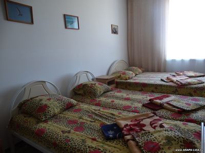 4 МЕСТНЫЙ НОМЕР. Гостиница "Елизавета". Витязево