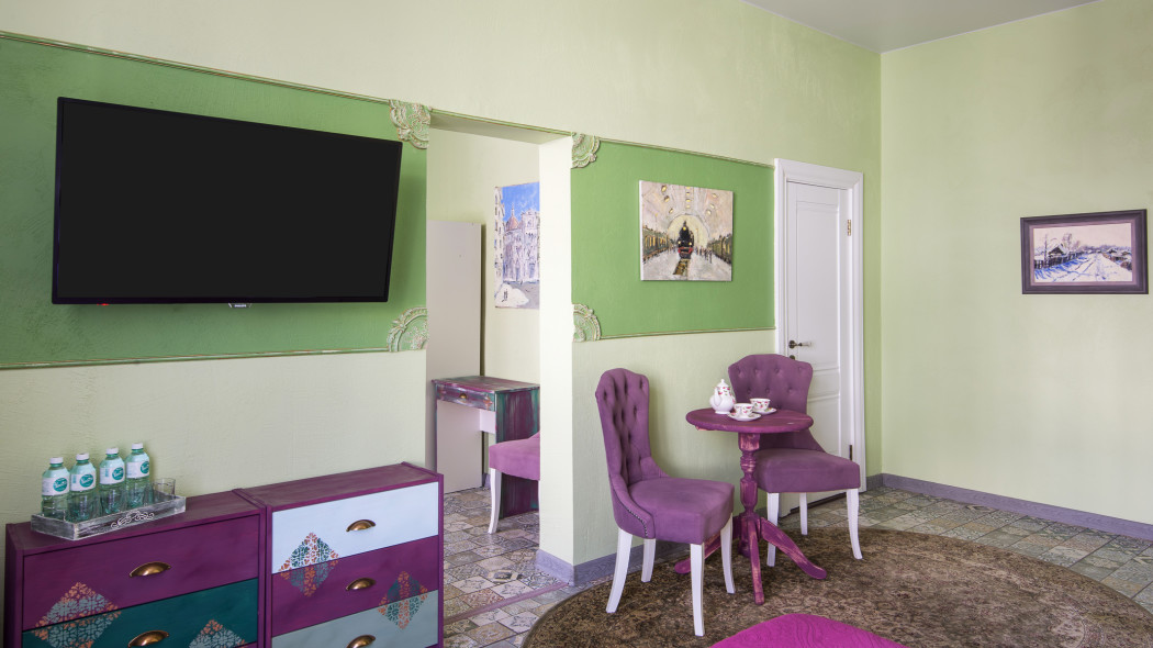 Делюкс с балконом. Гостевой дом «Серый гусь». Сочи