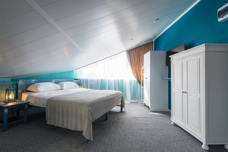 3-х местный стандарт без балкона. Гостевой дом «Серый гусь». Сочи