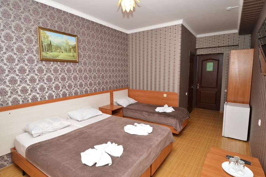 Полулюкс — трёхместный, с балконом. Гостевой дом «Алёша». Витязево