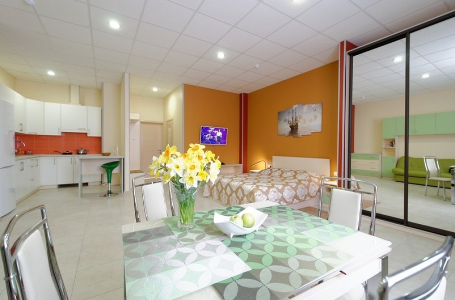 апартаменты студия. Гостиничный комплекс «Марина Молл». Адлер