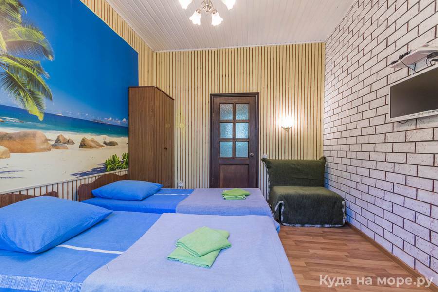 № 14 Классик 3-х местный «Океан». Гостевой дом «Фламинго». Архипо-Осиповка № 14 Классик 3-х местный «Океан». Гостевой дом «Фламинго». Архипо-Осиповка