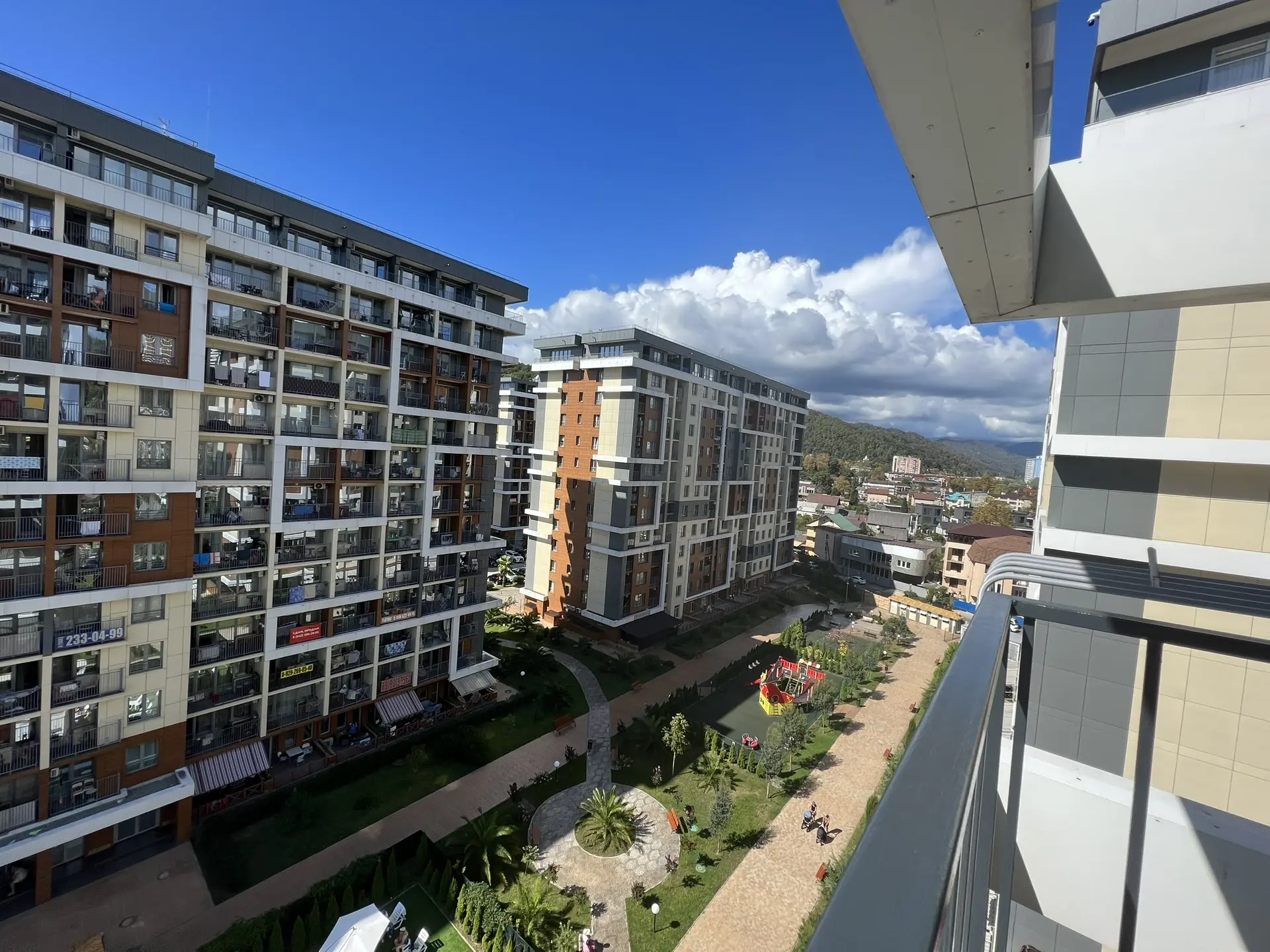 . Квартира в многоквартирном доме Уютная студия у моря с панорамными окнами. Дагомыс