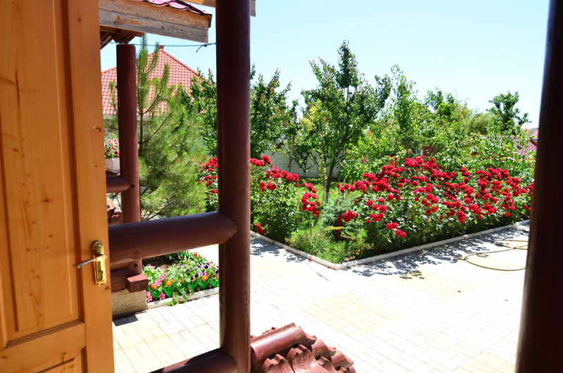 Деревянный коттедж (эко-дом) 2-местный номер. Гостевой дом «В гостях у Тихона». Заозерное