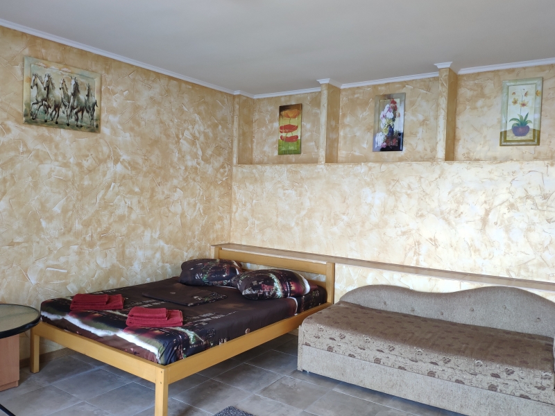 Делюкс, 4-х местный, однокомнатный. Гостевой дом Панорама. Малореченское