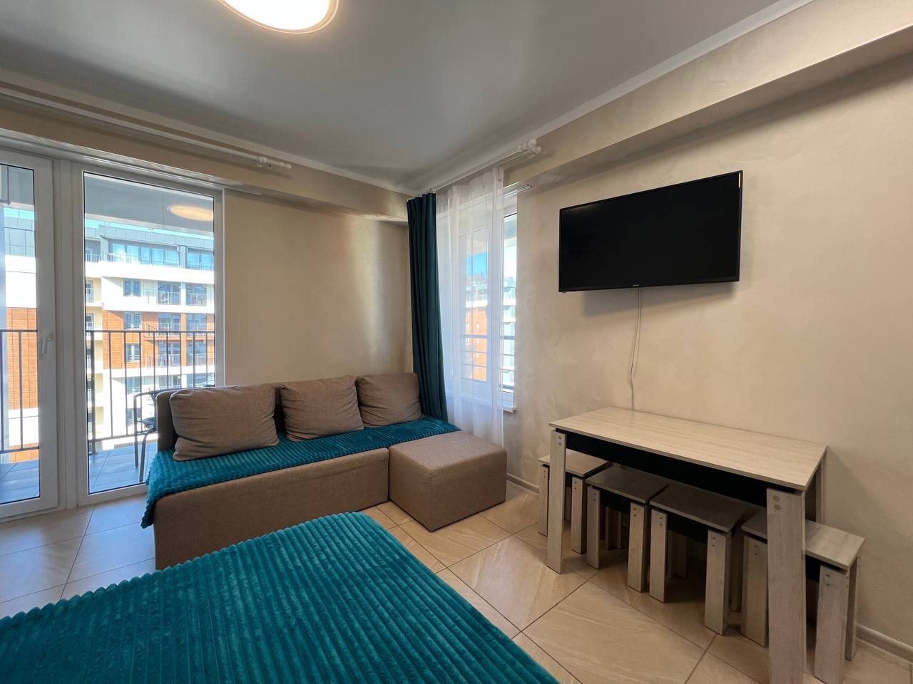 . Квартира в многоквартирном доме Студия с панорамными окнами и шикарным видом на море. Дагомыс