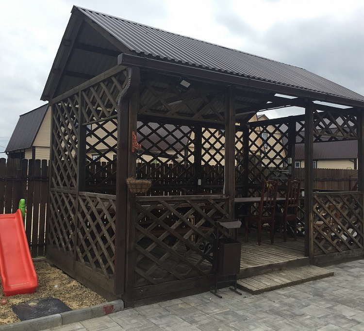 . Дом под ключ Курортная 137. Голубицкая