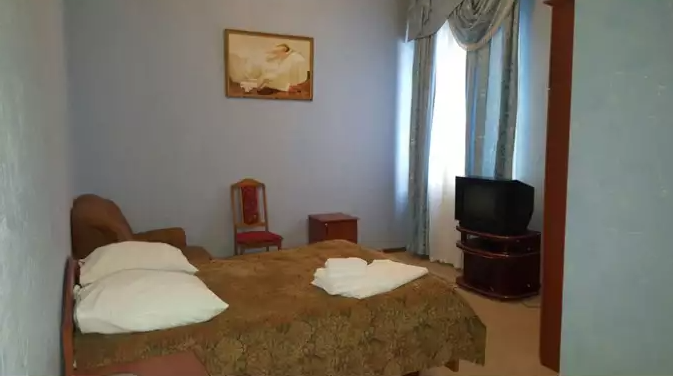 Комфорт (DBL), однокомнатный + доп.место. Гостиница «Снежная королева» Белый Корпус. Домбай-гостиницы