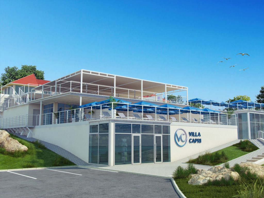 . Отель Villa Capri. Щелкино