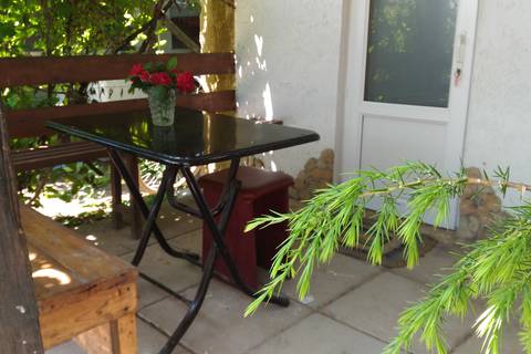 Номер с кухней «Ёлочка». Гостевой дом «СимСим». Заозерное