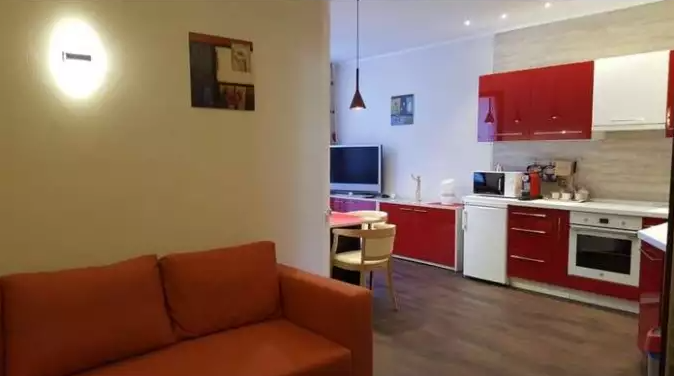 Апартаменты «Делюкс» однокомнатные. Апартаменты «Вершина». Домбай - апартаменты