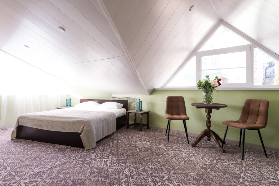 3-х местный стандарт без балкона. Гостевой дом «Серый гусь». Сочи