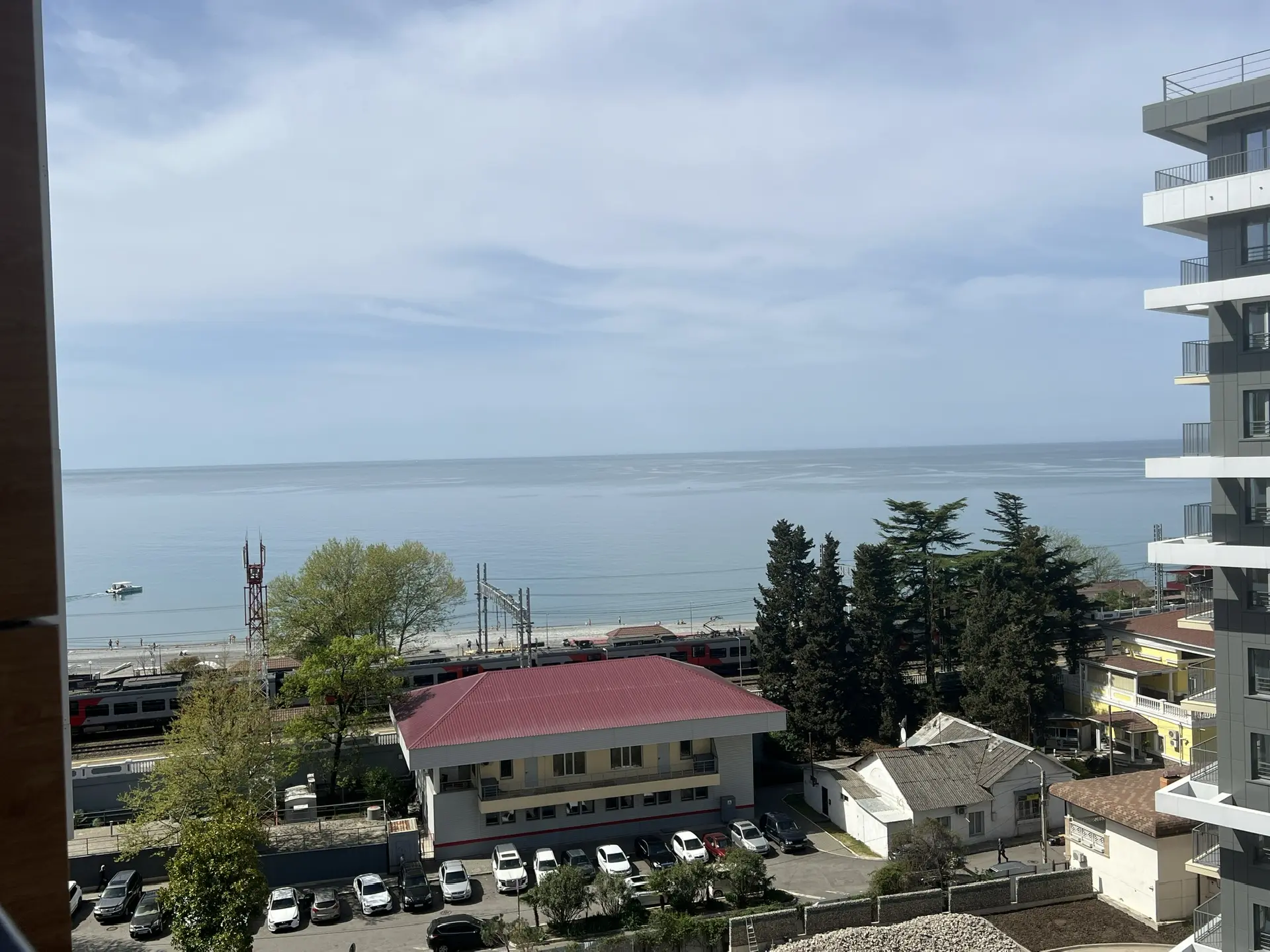 . Квартира в многоквартирном доме Студия у моря с красивым видом. Дагомыс