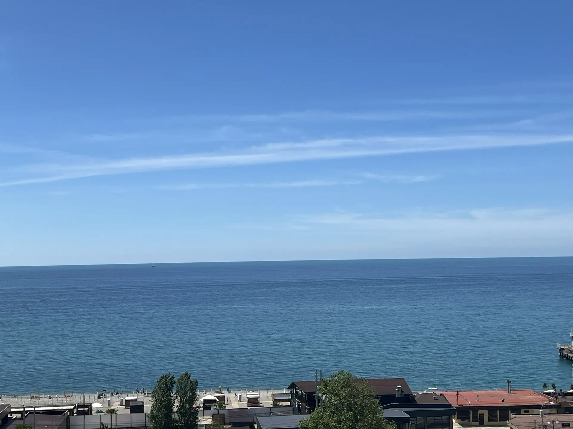 . Квартира в многоквартирном доме Светлая студия с шикарным видом на морской закат. Дагомыс