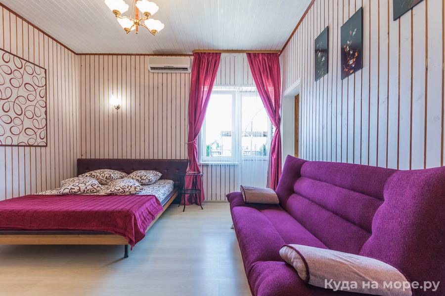 № 26 Люкс однокомнатный с балконом. Гостевой дом «Фламинго». Архипо-Осиповка № 26 Люкс однокомнатный с балконом. Гостевой дом «Фламинго». Архипо-Осиповка