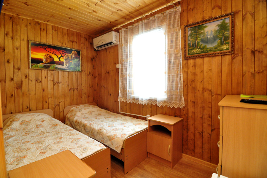 3-х местный стандарт. Пансионат Ракушка. Благовещенская