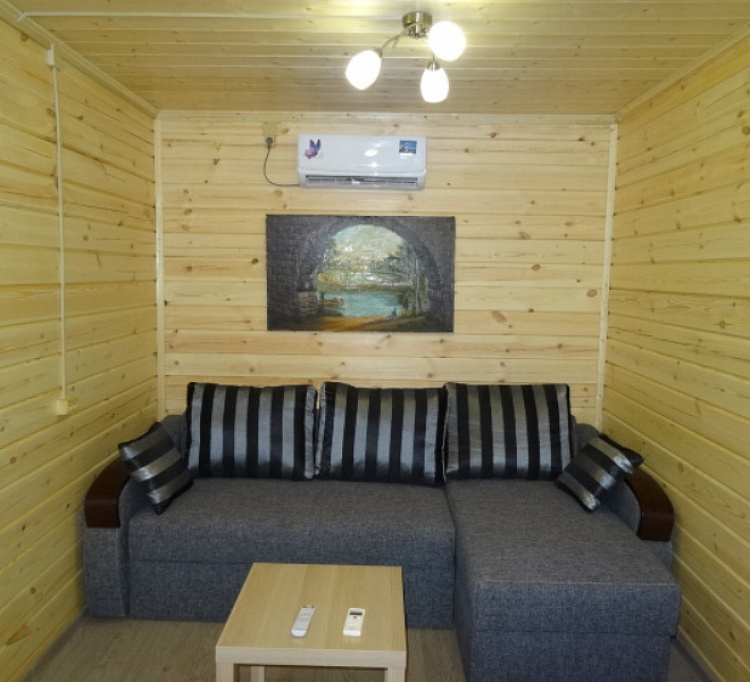 Коттедж под ключ. Дом под ключ Azure vip. Голубицкая