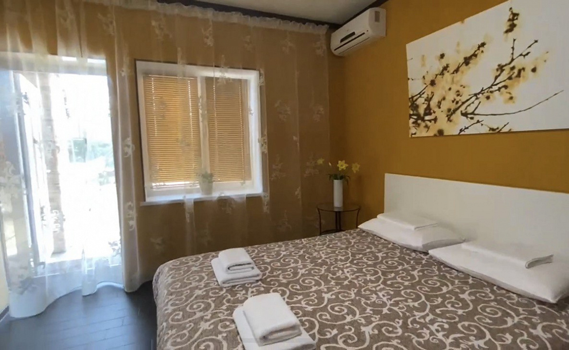 Четырёхместный двухкомнатный номер с террасой. Гостевой дом Pa&Spa. Анапа