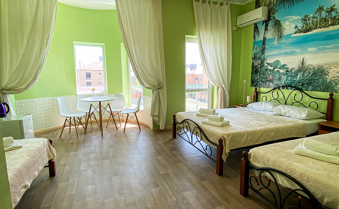 Комфорт 4х местный Семейный. Гостевой дом Волна. Нижнее Джемете