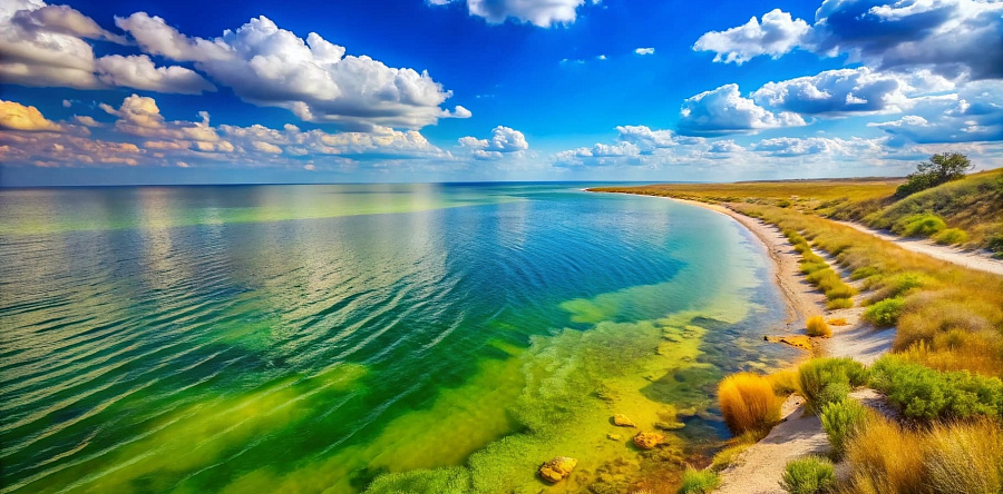 Когда цветет Азовское море в Голубицкой?