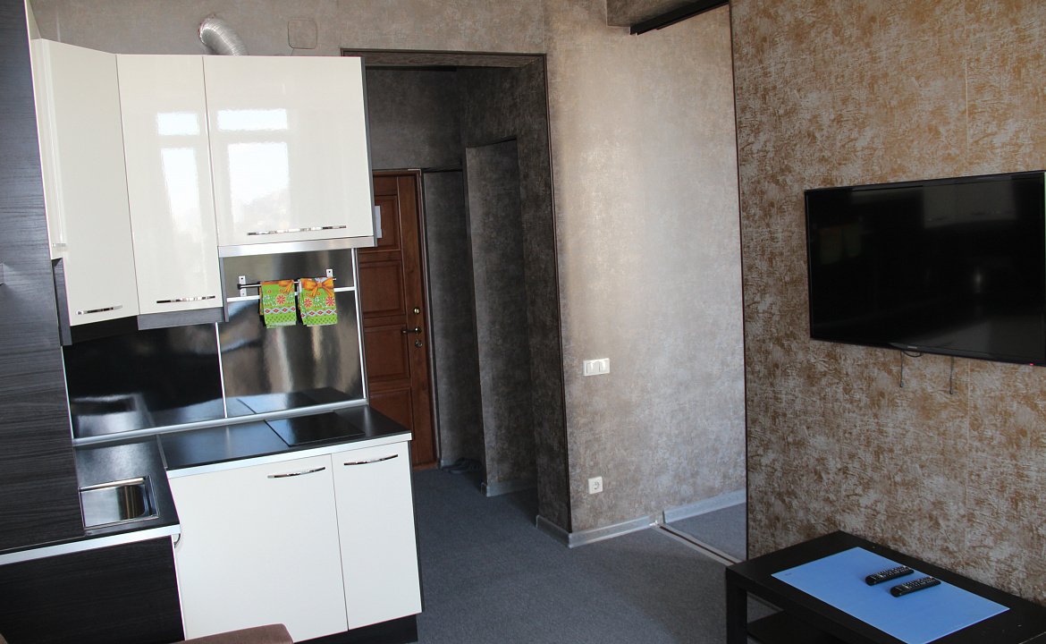 Люкс двухкомнатный с видом на море. Отель Апартаменты Волна. Сочи