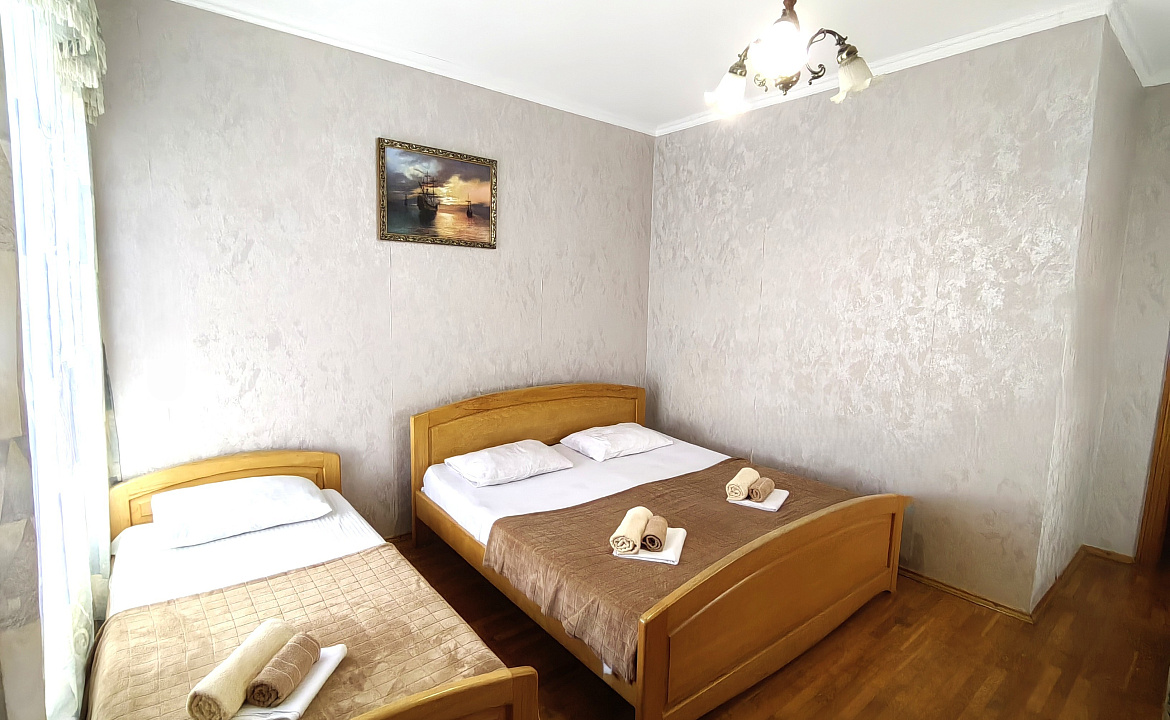 Двухкомнатный с кухней до 7  гостей. Гостевой дом "Цитрус". Лазаревское