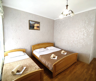 Двухкомнатный с кухней до 7  гостей. Гостевой дом "Цитрус". 