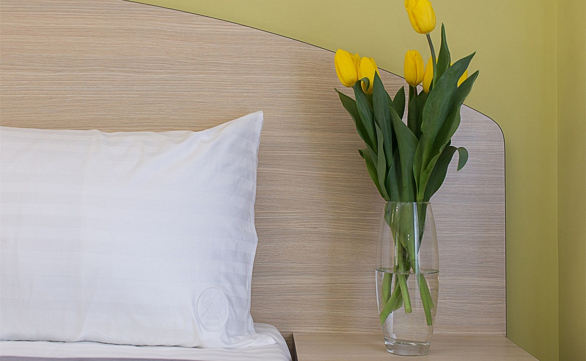 Стандарт двухместный с видом на море и горы Two Twin. Гостевой комплекс "Чижик Пыжик". Никита