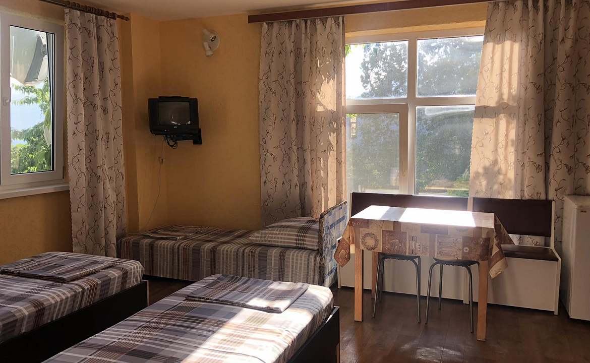 Двухместный номер с 1 кроватью и мини-кухней. Гостевой дом АнНи. Гаспра